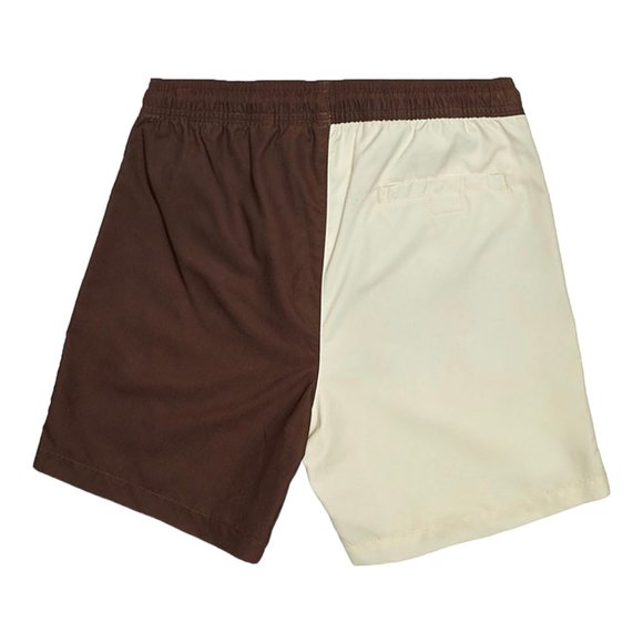 Budweiser Anheuser 15" Boardshorts Swim Trunks Shorts Brown and Beige Men Medium - Picture 2 of 2